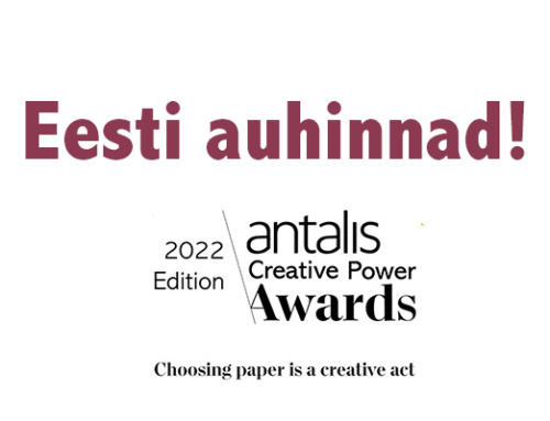 Announcement of the Estonian awards of the print design competition